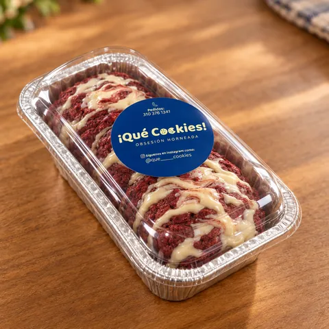 Galleta cuchareable Red Velvet — ¡Qué Cookies! Manizales